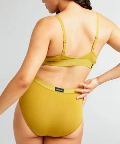 RICHER POORER NEW IN HIGH WAIST BRIEF GOLDEN VERDE
