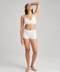 RICHER POORER SPRING '22 CLASSIC BRALETTE BONE