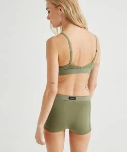 RICHER POORER SPRING '22 CLASSIC BRALETTE OLIVE ARMY 7 RICHER POORER SPRING '22 CLASSIC BRALETTE OLIVE ARMY