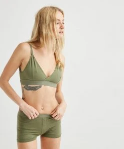 RICHER POORER SPRING '22 CLASSIC BRALETTE OLIVE ARMY 8 RICHER POORER SPRING '22 CLASSIC BRALETTE OLIVE ARMY