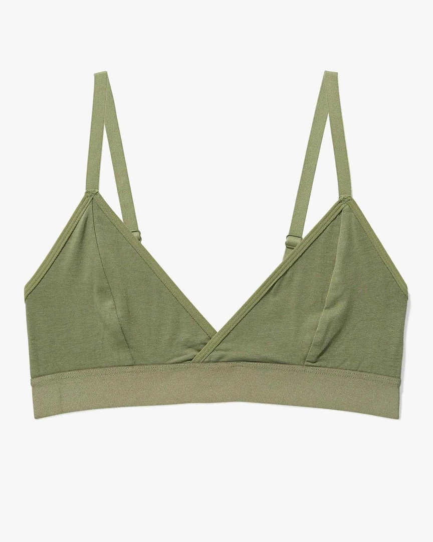 RICHER POORER SPRING '22 CLASSIC BRALETTE OLIVE ARMY 5 RICHER POORER SPRING '22 CLASSIC BRALETTE OLIVE ARMY