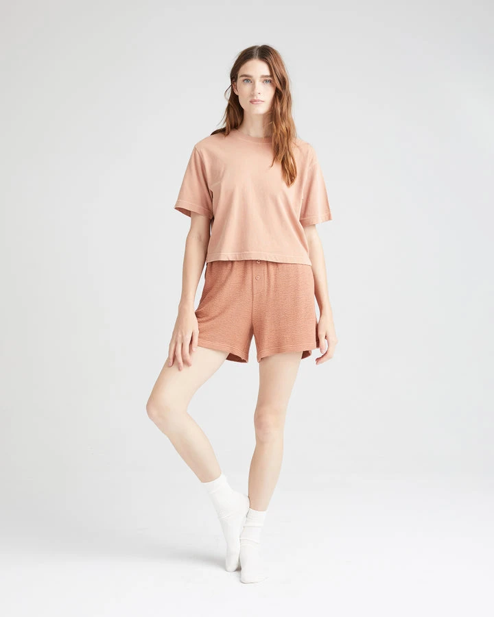 RICHER POORER SPRING '22 SHORT SLEEVE CROP TEE MOCHA MOUSSE 4 RICHER POORER SPRING '22 SHORT SLEEVE CROP TEE MOCHA MOUSSE
