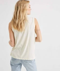 RICHER POORER EASY MUSCLE TANK WHITE SAGE SPRING '22