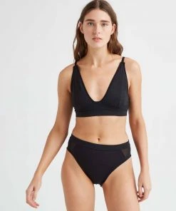 RICHER POORER SPRING '22 HIGH CUT BRALETTE BLACK