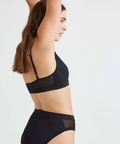 RICHER POORER SPRING '22 HIGH CUT BRALETTE BLACK