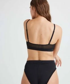 RICHER POORER SPRING '22 HIGH CUT BRALETTE BLACK