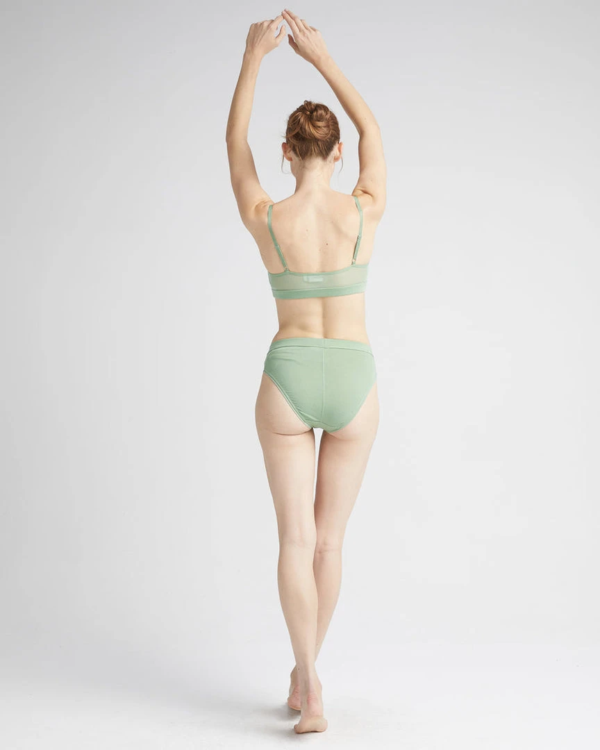 RICHER POORER HIGH CUT BRALETTE SAGE 4 RICHER POORER HIGH CUT BRALETTE SAGE