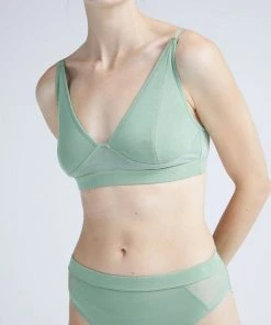 RICHER POORER HIGH CUT BRALETTE SAGE 10 RICHER POORER HIGH CUT BRALETTE SAGE