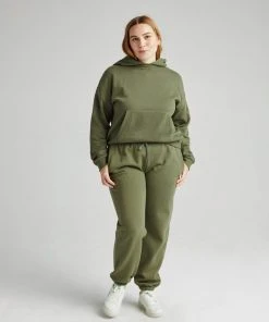 RICHER POORER SALE RECYCLED FLEECE JOGGER SWEATPANT OLIVE ARMY