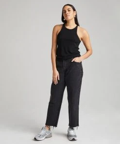 RICHER POORER VINTAGE RIB TANK BLACK 10 RICHER POORER VINTAGE RIB TANK BLACK