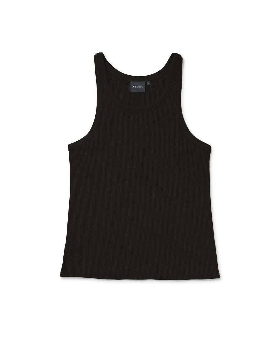 RICHER POORER VINTAGE RIB TANK BLACK 3 RICHER POORER VINTAGE RIB TANK BLACK