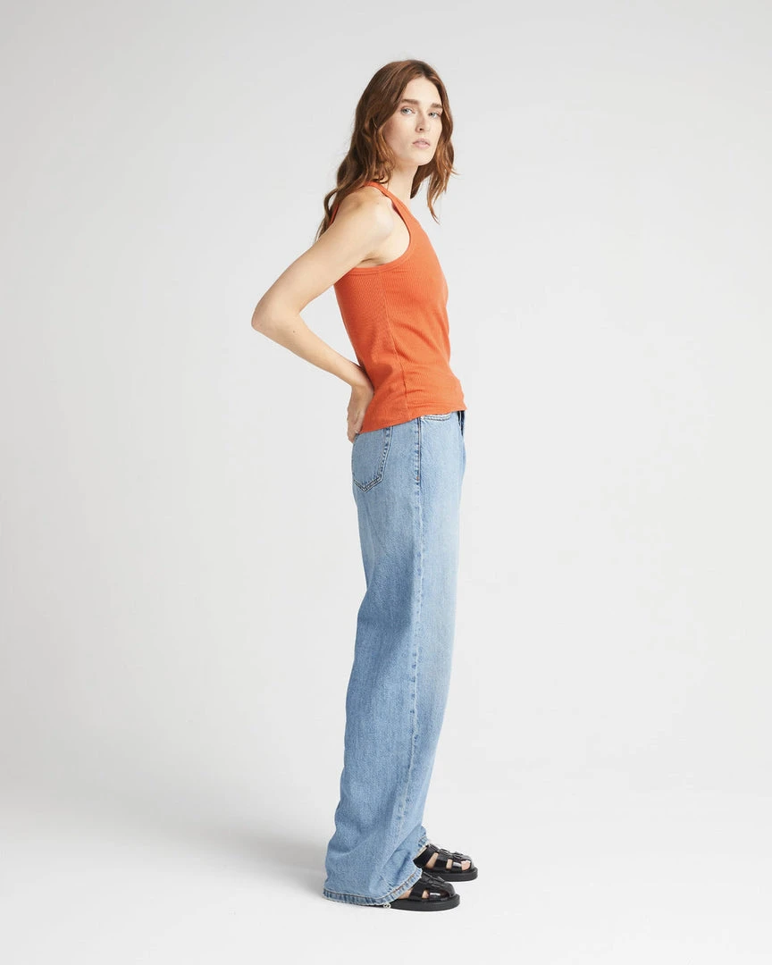 RICHER POORER VINTAGE RIB TANK GINGERSNAP SPRING '22 4 RICHER POORER VINTAGE RIB TANK GINGERSNAP SPRING '22