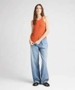 RICHER POORER VINTAGE RIB TANK GINGERSNAP SPRING '22 7 RICHER POORER VINTAGE RIB TANK GINGERSNAP SPRING '22