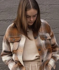 PIPE AND ROW DYLAN PLAID JACKET NEW IN