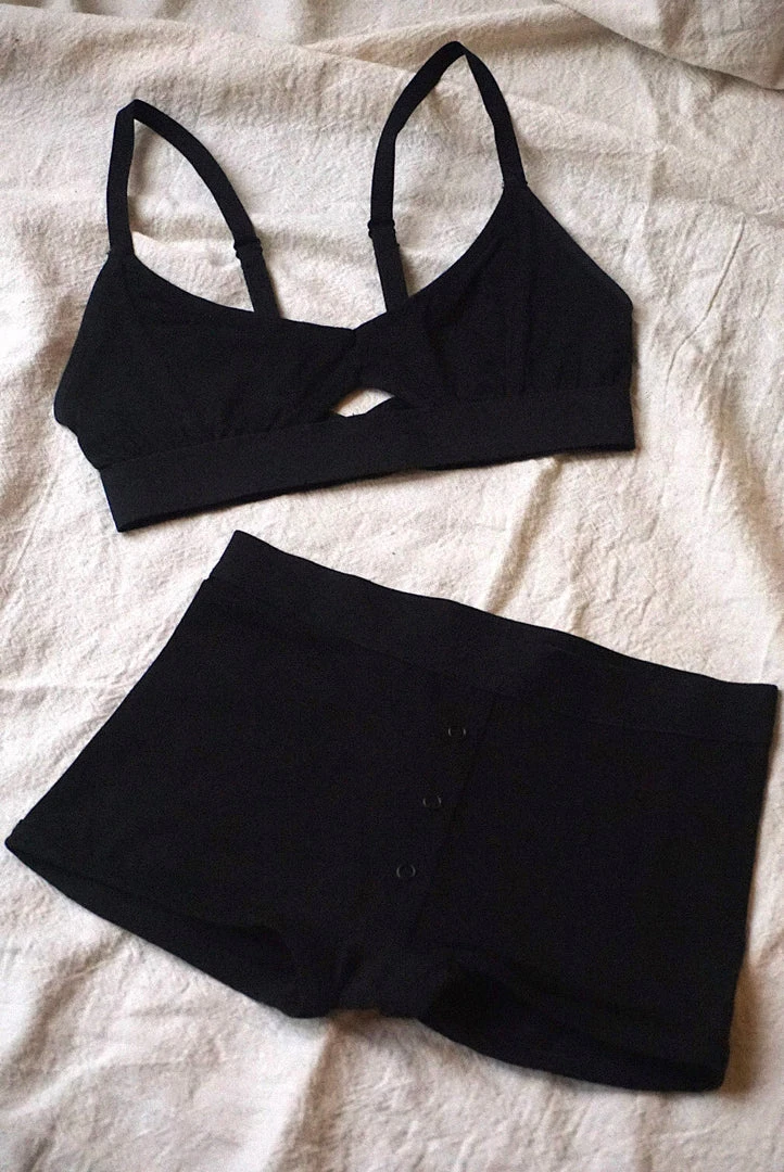 RICHER POORER CUT OUT BRALETTE BLACK 7 RICHER POORER CUT OUT BRALETTE BLACK