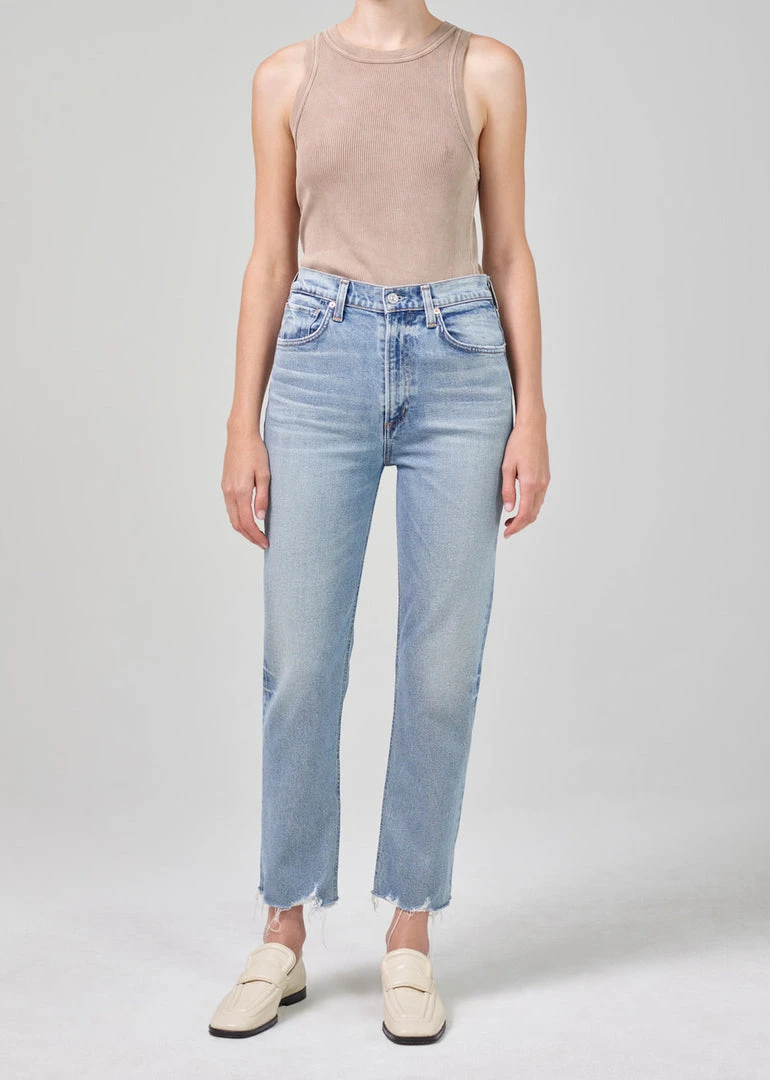 CITIZENS OF HUMANITY DAPHNE CROP JEAN CHECKMATE SPRING '22 3 CITIZENS OF HUMANITY DAPHNE CROP JEAN CHECKMATE SPRING '22