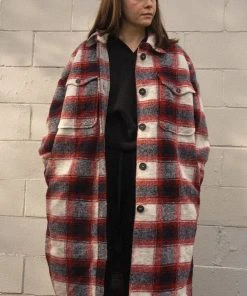 PIPE AND ROW NEW IN BLAKE PLAID COAT 23 PIPE AND ROW NEW IN BLAKE PLAID COAT