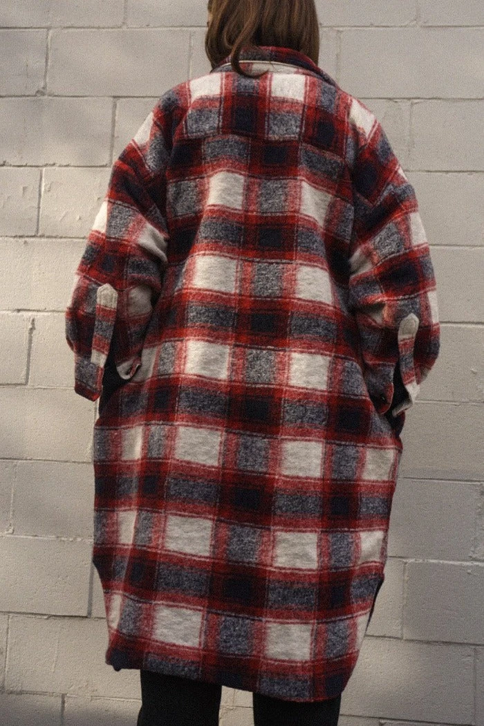 PIPE AND ROW NEW IN BLAKE PLAID COAT 10 PIPE AND ROW NEW IN BLAKE PLAID COAT