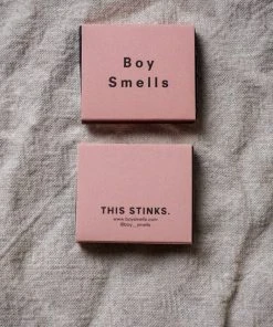 BOY SMELLS NEW IN PINK MATCHES