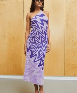HOUSE OF SUNNY WANNABE HOCKNEY DRESS SPRING '22