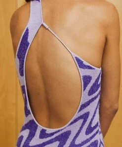 HOUSE OF SUNNY WANNABE HOCKNEY DRESS SPRING '22