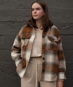 PIPE AND ROW DYLAN PLAID JACKET NEW IN