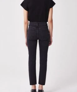 AGOLDE RILEY HI RISE CROP PANORAMIC