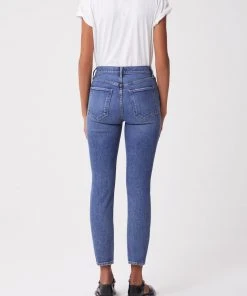 AGOLDE NEW IN RILEY HI RISE CROP TRANSFER 7 AGOLDE NEW IN RILEY HI RISE CROP TRANSFER