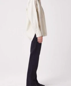 AGOLDE UTILITY VEGAN LEATHER SHIRT 10 AGOLDE UTILITY VEGAN LEATHER SHIRT