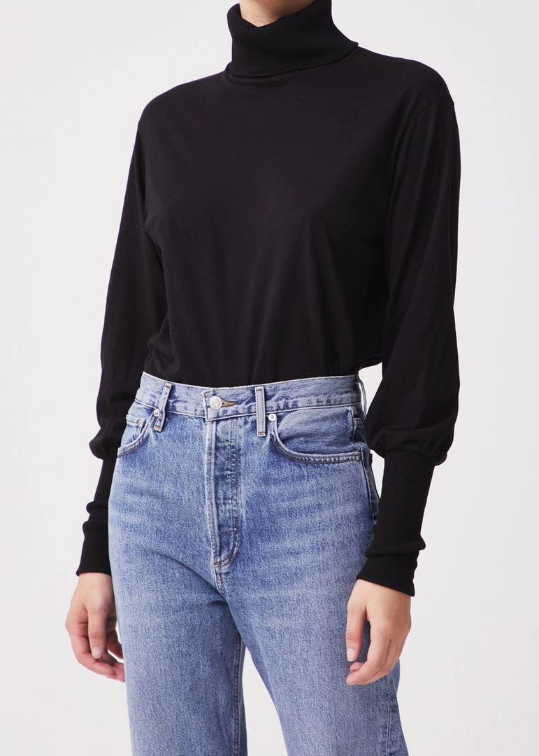 AGOLDE FUNNEL NECK T-SHIRT 4 AGOLDE FUNNEL NECK T-SHIRT