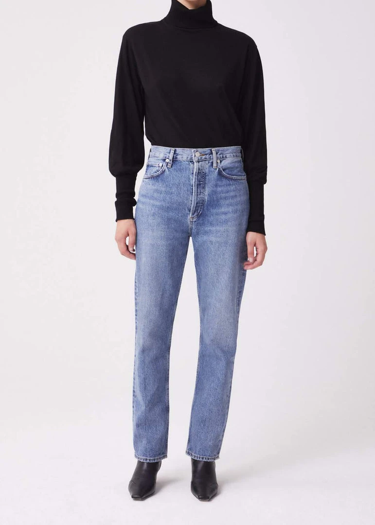 AGOLDE FUNNEL NECK T-SHIRT 5 AGOLDE FUNNEL NECK T-SHIRT