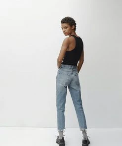 AGOLDE SALE RILEY HI RISE CROP EMULSION