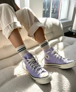 LE BON SHOPPE BOYFRIEND SOCKS OATMEAL