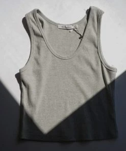 PERFECTWHITETEE BLONDIE TANK GREY