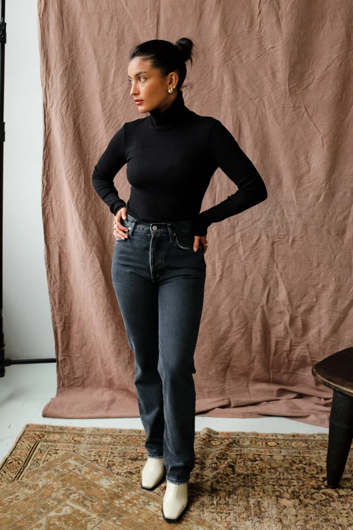 LACAUSA NEW IN RIBBED TURTLENECK SWEATER 3 LACAUSA NEW IN RIBBED TURTLENECK SWEATER