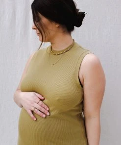 RICHER POORER VINTAGE COLUMN RIB DRESS