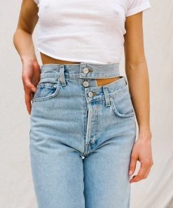AGOLDE SPRING '22 BROKEN WAISTBAND JEAN