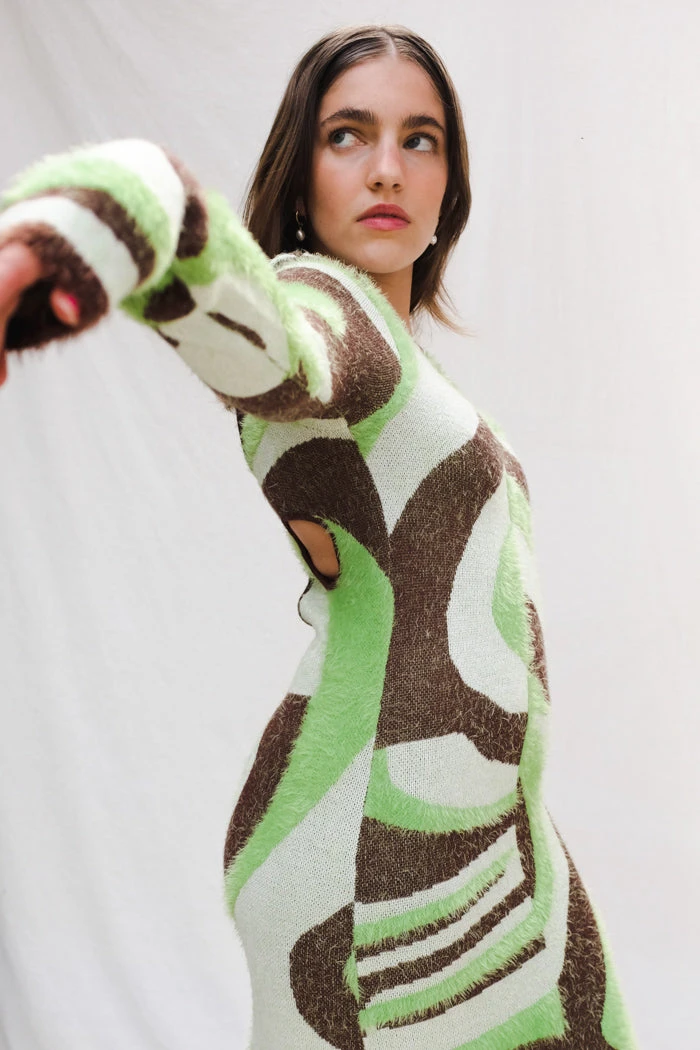 HOUSE OF SUNNY LAND CRUISE HOCKNEY DRESS 2 HOUSE OF SUNNY LAND CRUISE HOCKNEY DRESS