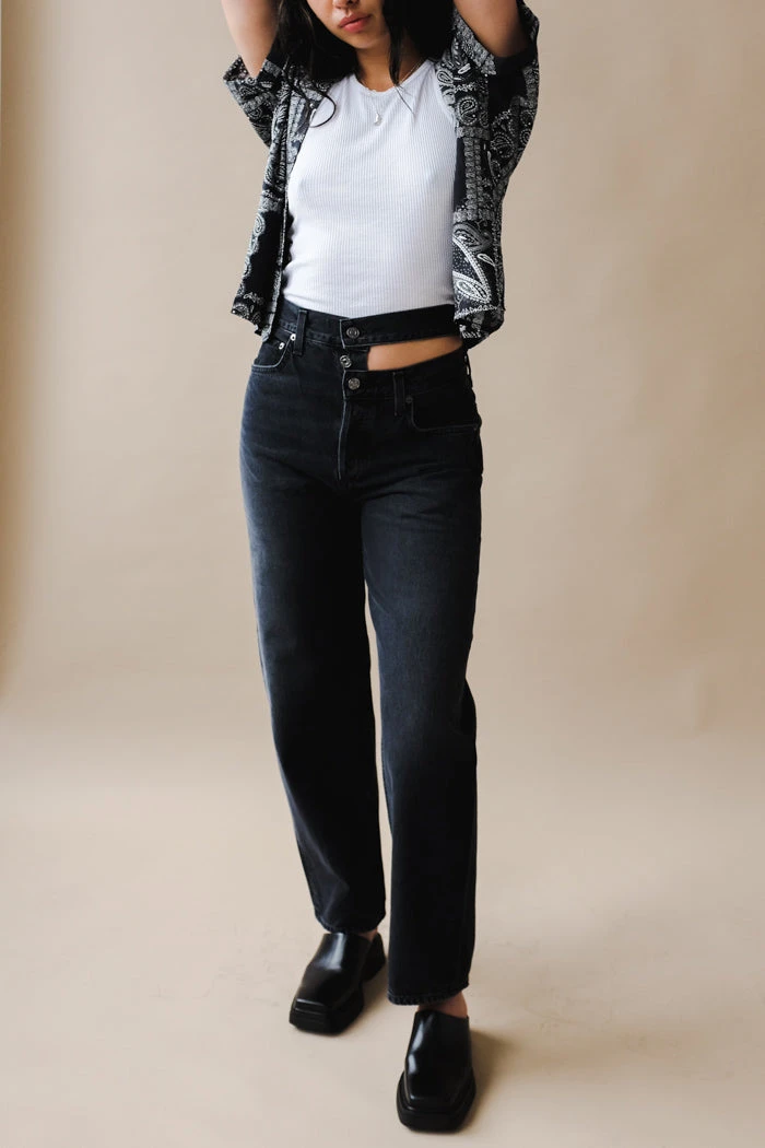 AGOLDE BROKEN WAISTBAND JEAN 1 AGOLDE BROKEN WAISTBAND JEAN