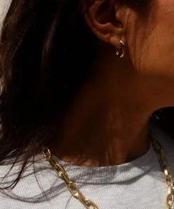 PIPE AND ROW REMI HOOPS EARRINGS