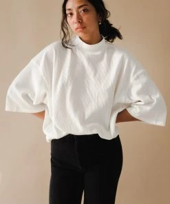 ARAMINTA JAMES SPRING '22 WAFFLE TURTLENECK
