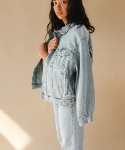 AGOLDE CHARLI OVERSIZED DENIM JACKET VEER