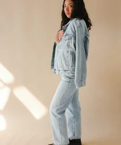 AGOLDE CHARLI OVERSIZED DENIM JACKET VEER