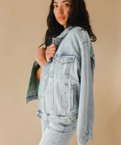 AGOLDE CHARLI OVERSIZED DENIM JACKET VEER