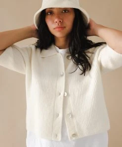 JUST FEMALE REBELO SHORT SLEEVE CARDIGAN SPRING '22