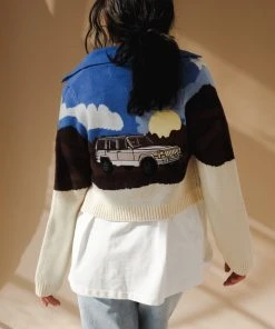 PIPE AND ROW Boutique 31 HOUSE OF SUNNY ON THE ROAD AGAIN CARDI