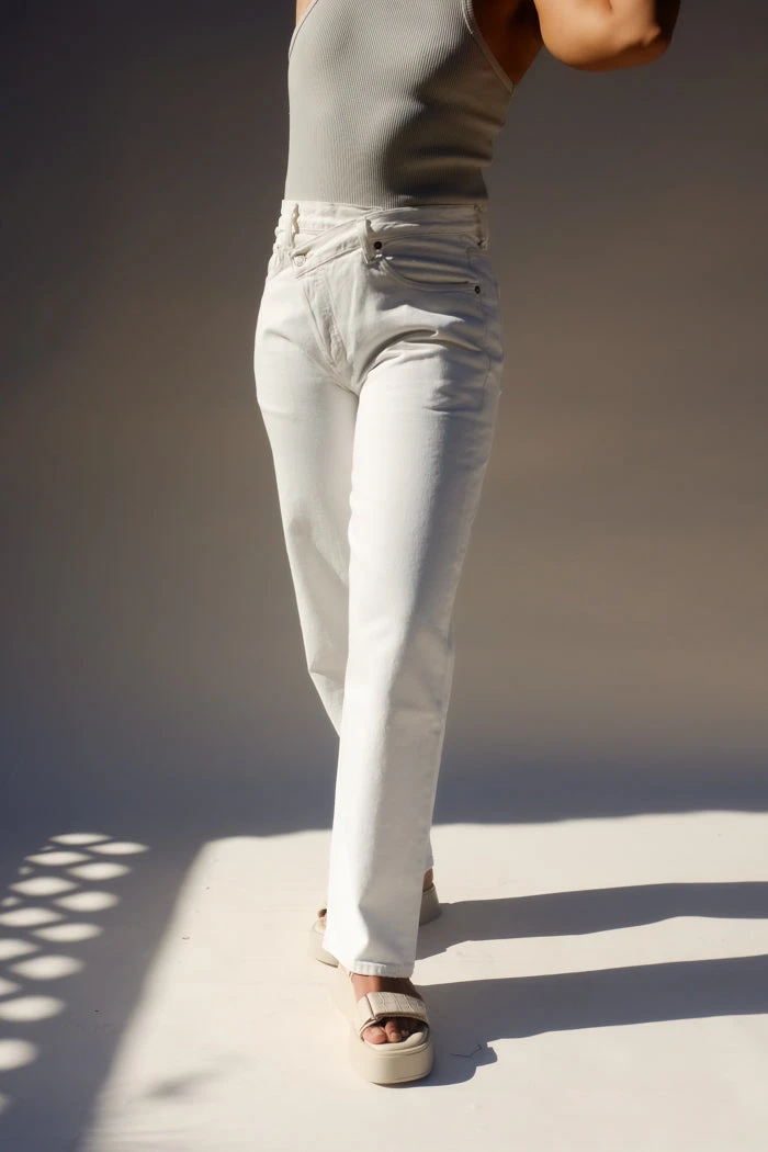 AGOLDE CRISS CROSS JEAN PASTE 1 AGOLDE CRISS CROSS JEAN PASTE