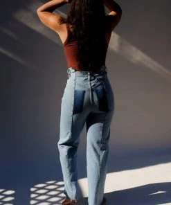 AGOLDE PIECED ANGLE JEAN MATRIX