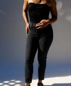 AGOLDE RILEY HI RISE CROP PANORAMIC