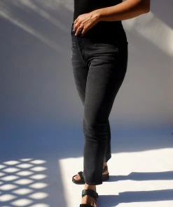 AGOLDE RILEY HI RISE CROP PANORAMIC